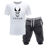 Printed T-shirts and jogger Shorts Set