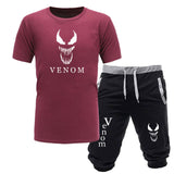 Printed T-shirts and jogger Shorts Set