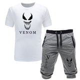 Printed T-shirts and jogger Shorts Set