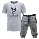 Printed T-shirts and jogger Shorts Set