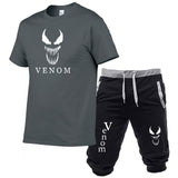 Printed T-shirts and jogger Shorts Set