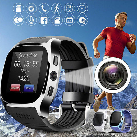 Long Lasting Running Smartwatch With Camera Facebook and SIM Support