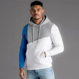 Patchwork Fitness Hoodie Streetwear
