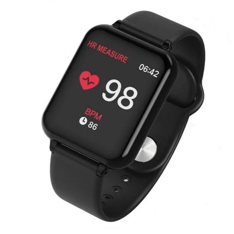 Large Display Heart Rate Blood Pressure Oxygen Monitoring Smartwatch