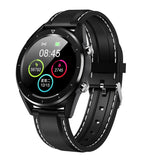 Leather/Steel Strap Color Display Smart Fitness Tracker