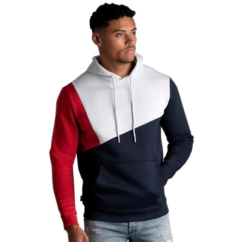 Patchwork Fitness Hoodie Streetwear