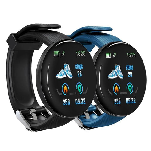 Round Waterproof Sports Fitness Tracker