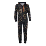 Camouflage Print Tracksuit Set