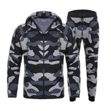 Camouflage Print Tracksuit Set