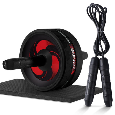 Indoor Workout Ab Roller & Jump Rope Set