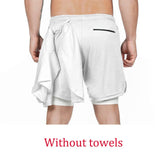 2-in-1 Inner Cycling and Jogging Shorts with Smartphone Pocket