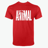 Printed ANIMAL Cotton Fitness T-shirt