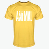 Printed ANIMAL Cotton Fitness T-shirt