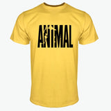 Printed ANIMAL Cotton Fitness T-shirt