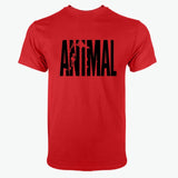 Printed ANIMAL Cotton Fitness T-shirt