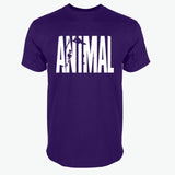 Printed ANIMAL Cotton Fitness T-shirt
