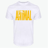 Printed ANIMAL Cotton Fitness T-shirt