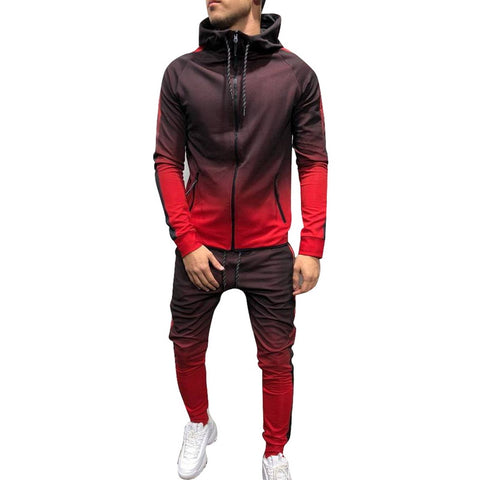 Gradient Hoodie Tracksuit Sets